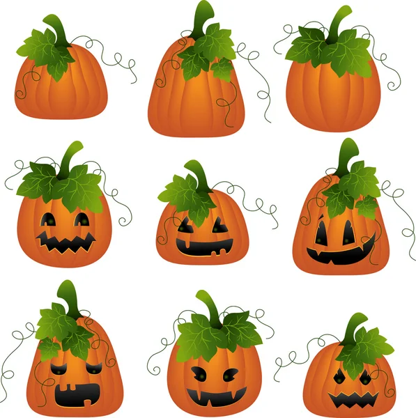 Halloween scrapbook design elements — Stock Vector