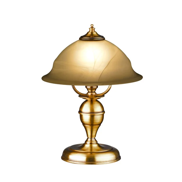 Lampe de table vintage isolée sur blanc — Photo