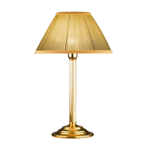 Vintage table lamp isolated on white — Stock Photo, Image