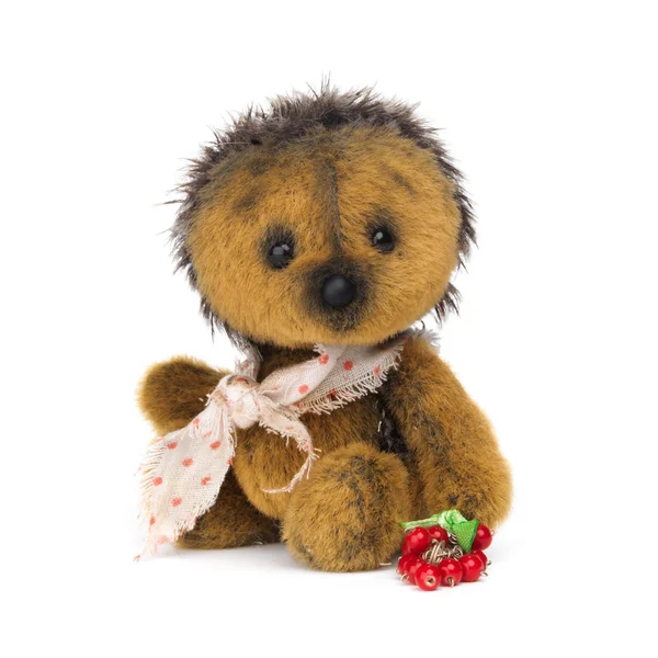 Classic teddy bear hedgehog — Stok fotoğraf