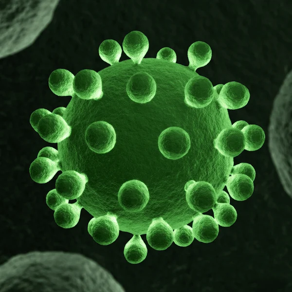 박테리아 배경 렌더링 — 스톡 사진