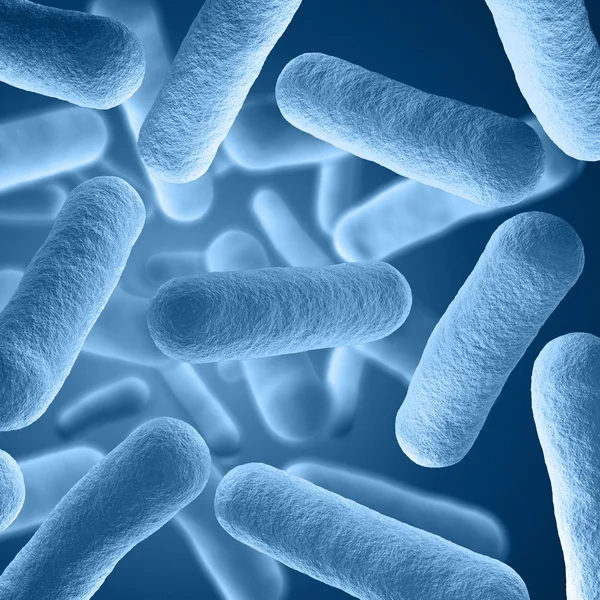 Bacteriën achtergrond render — Stockfoto