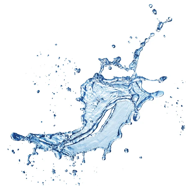 Water splash isolated on white Stock Image