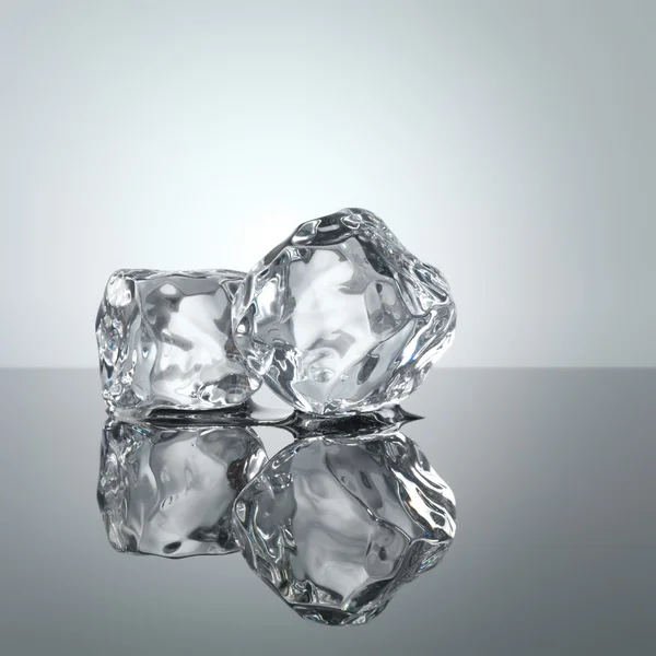 Cubos de hielo fondo minimalista — Foto de Stock