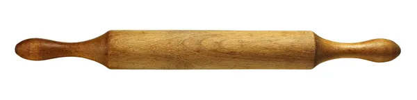 Domestic kitchen rolling pin made of wood. — Stock Photo, Image