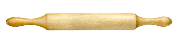 Domestic kitchen rolling pin made of wood. — Stock Photo, Image