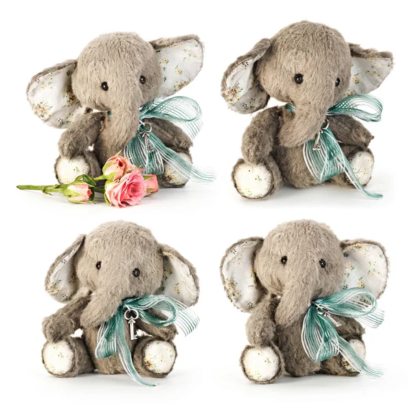 Handmade elephant in classic vintage style Royalty Free Stock Images