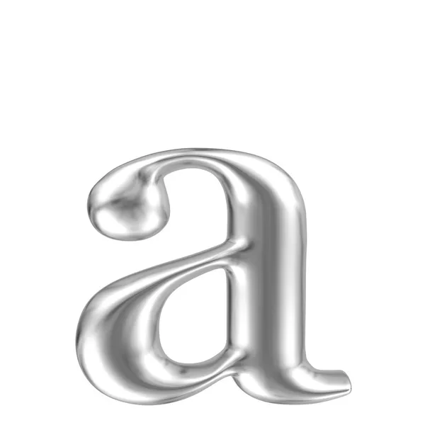 Επιστολή lorewcase γραμματοσειρά αλουμινίου ένα — Φωτογραφία Αρχείου