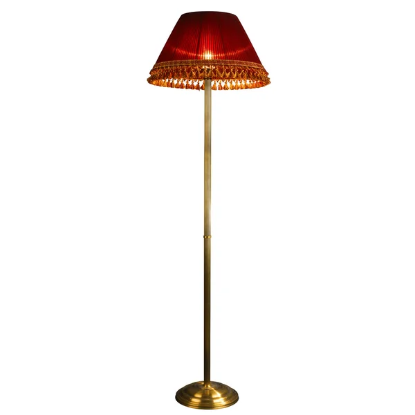 Винтажная напольная лампа — стоковое фото