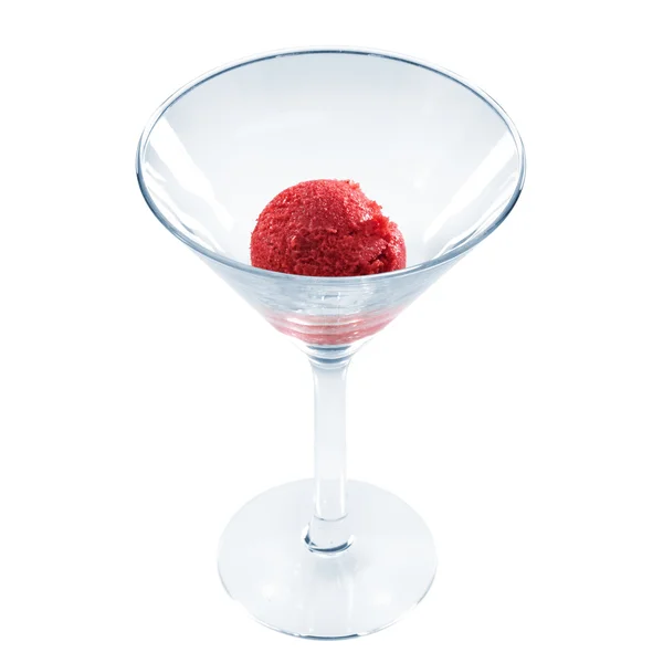 Sorbet i glas — Stockfoto