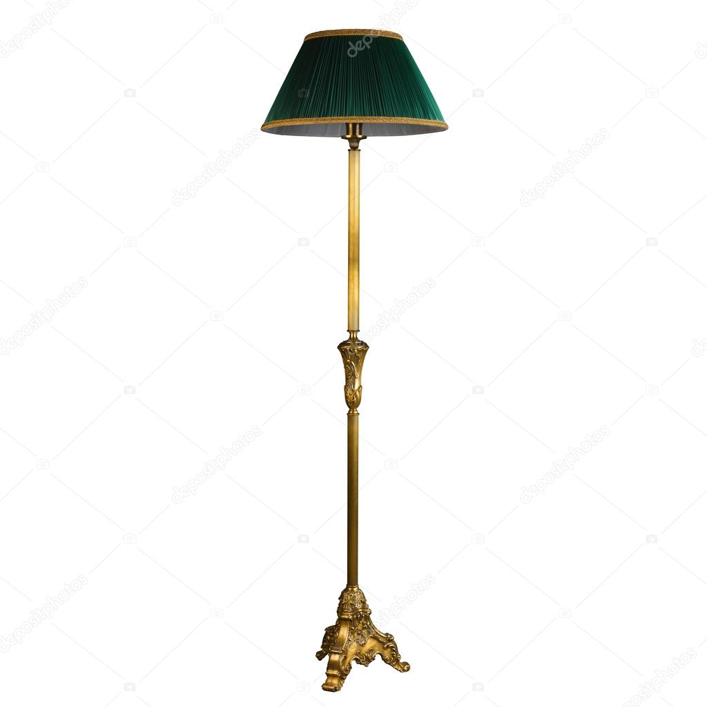 Vintage stand floor lamp ⬇ Stock Photo 