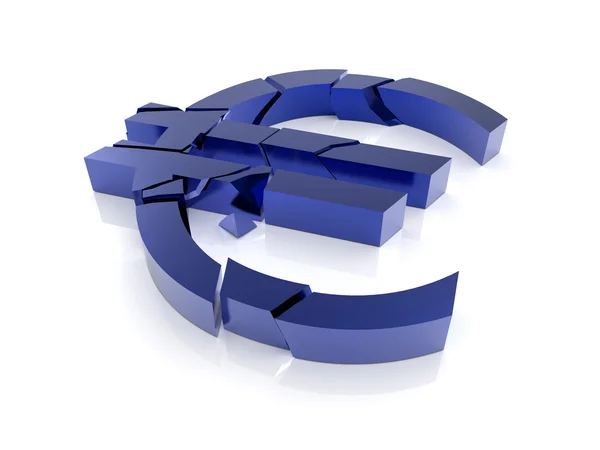 kırık euro simgesi