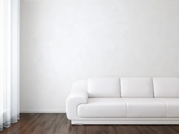 Modern White Interior — Stock Photo, Image