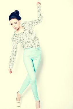 taze güzel moda seksi mod portresi