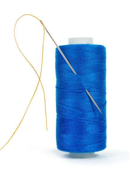 Needle and thread, needle, thread, thread needle, sew, manual labour,  bottleneck, closely, narrowly, black, thread reel Stock Photo - Alamy