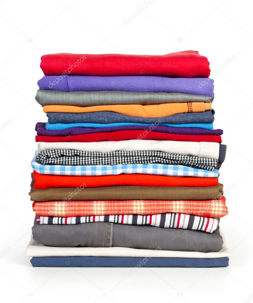 clean folded clothes