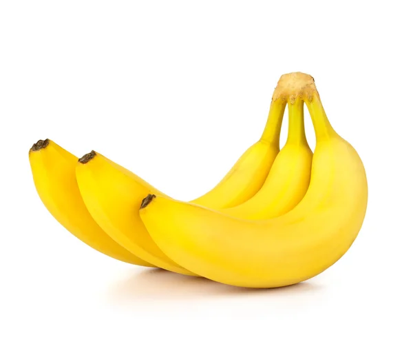 Banana diisolasi di atas latar belakang putih — Stok Foto