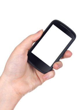 kadın el telefon tutarak