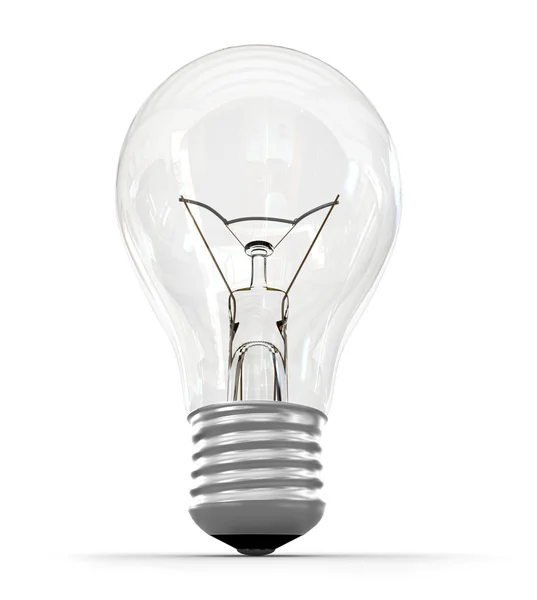 Glödlampa isolerad på en vit bakgrund — Stockfoto