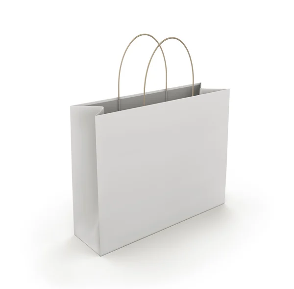 3D nákupní taška. — Stock fotografie
