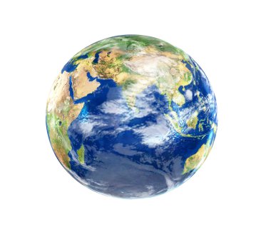 Planet earth ile bulut.