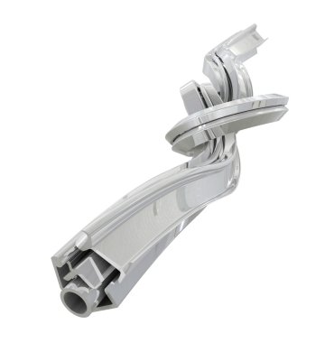 izole inşaat demiri. 3D