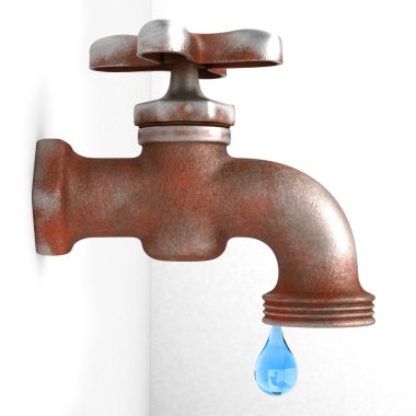 damla su damlayan musluk