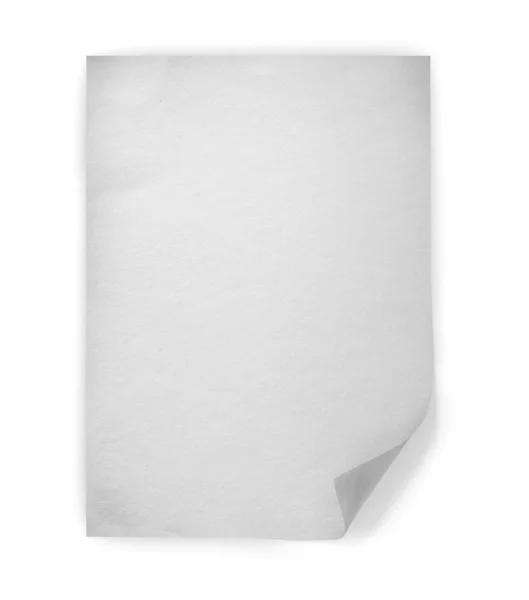 Prázdné vizitky izolované na bílém — Stock fotografie