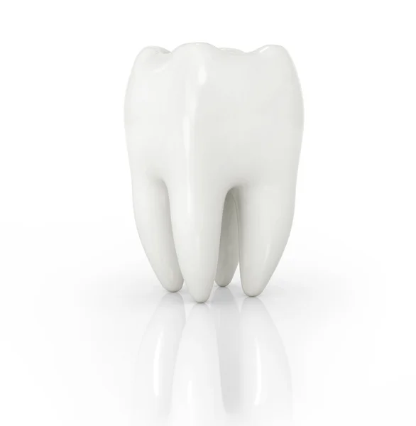 Isolado dente 3d ilustração — Fotografia de Stock