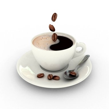 3D kahve fincanı