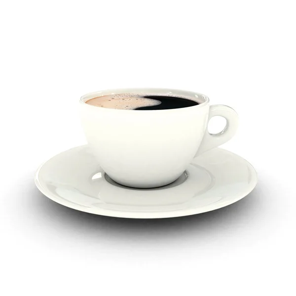 3d tazza di caffè — Foto Stock