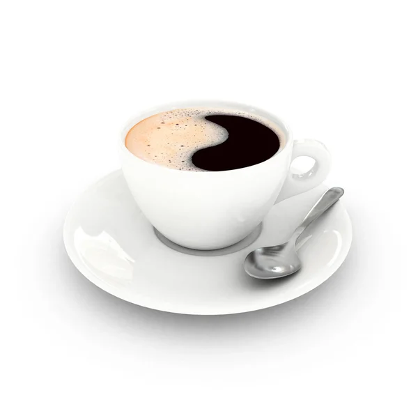 3d tazza di caffè — Foto Stock