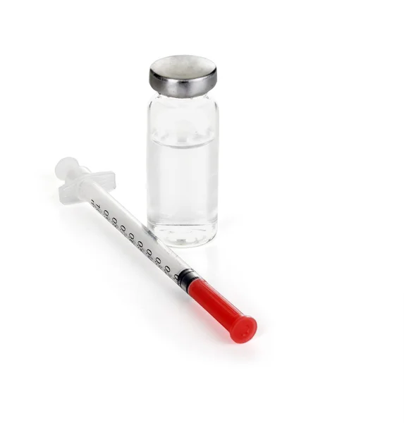 Syringe, ampule, drug — Stock Photo, Image