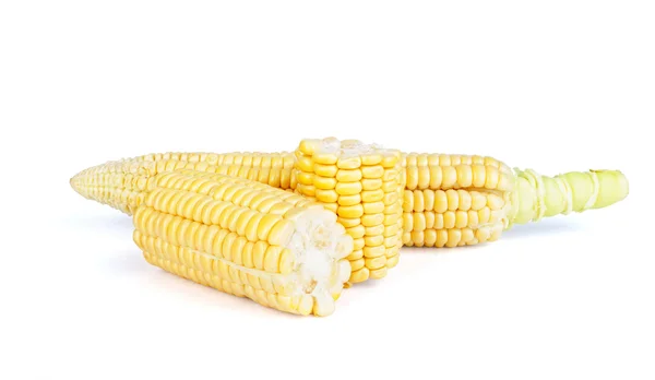 Kukuřice izolovaných na bílém pozadí — Stock fotografie