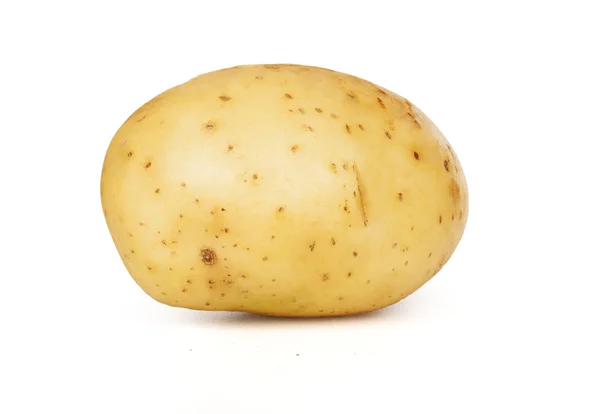 Ny potatis isolerad på vit bakgrund närbild — Stockfoto