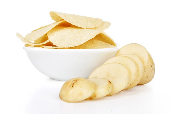 Potatischips — Stockfoto