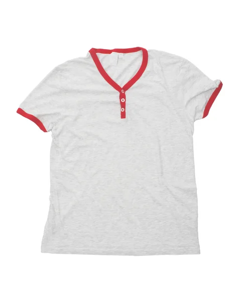 T-shirt coloré isolé sur blanc — Photo