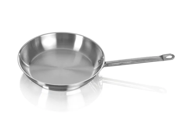 Large metal frying pan — Stock Photo, Image