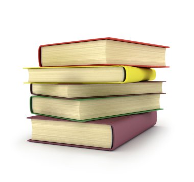 Bir yığın eski kitap