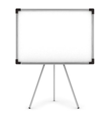 Grand açık billboard üzerinde beyaz 3d
