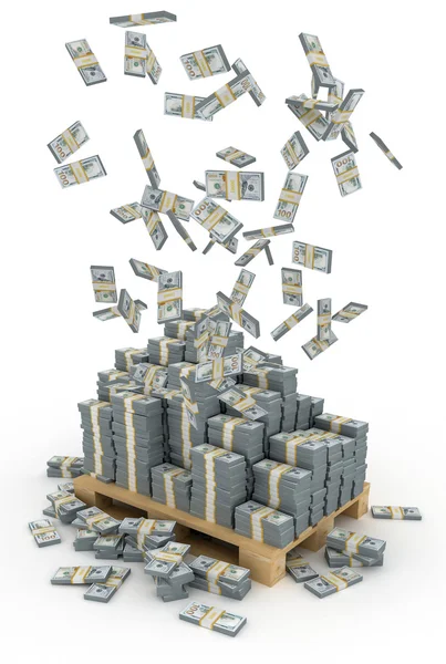 Grande pilha do dinheiro — Fotografia de Stock