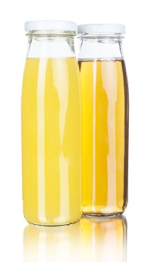 portakal suyu cam şişe.