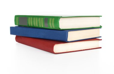 Renkli kitap yığını