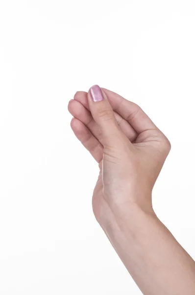 Beautiful woman hands with manicure — Stock Photo, Image