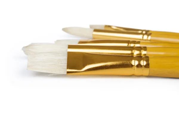 Paint brushes, various sizes. — Stock Photo, Image