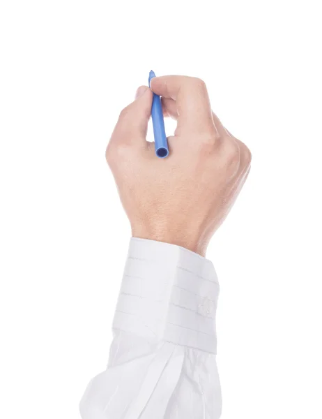 Hand mit Stift schreiben — Stockfoto