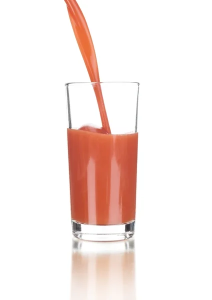 Glas med juice — Stockfoto