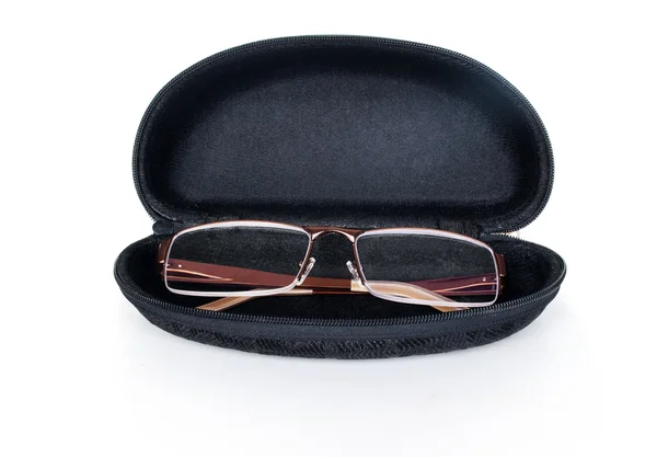 Glasses in spectacle case — Stock Photo, Image
