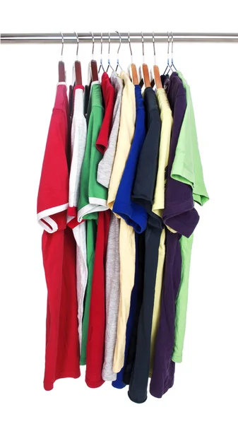 T-shirts coloridas — Fotografia de Stock