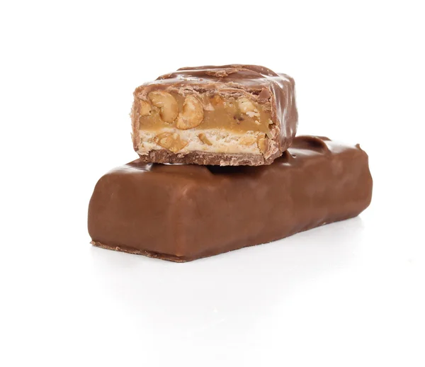 チョコレートの部分をクローズ アップ — ストック写真